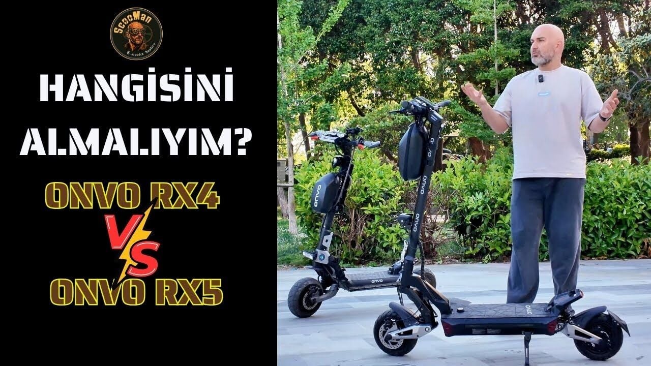 ONVO RX4 ve ONVO RX5 Elektrikli Scooter Karşılaştırması
