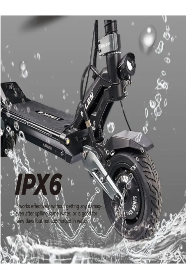 HLY Tiger 10 V3 Su Geçirmez Elektrikli Scooter 2000 W