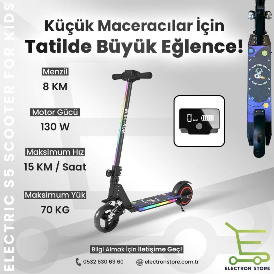 Electron Kids Elektirikli Scooter