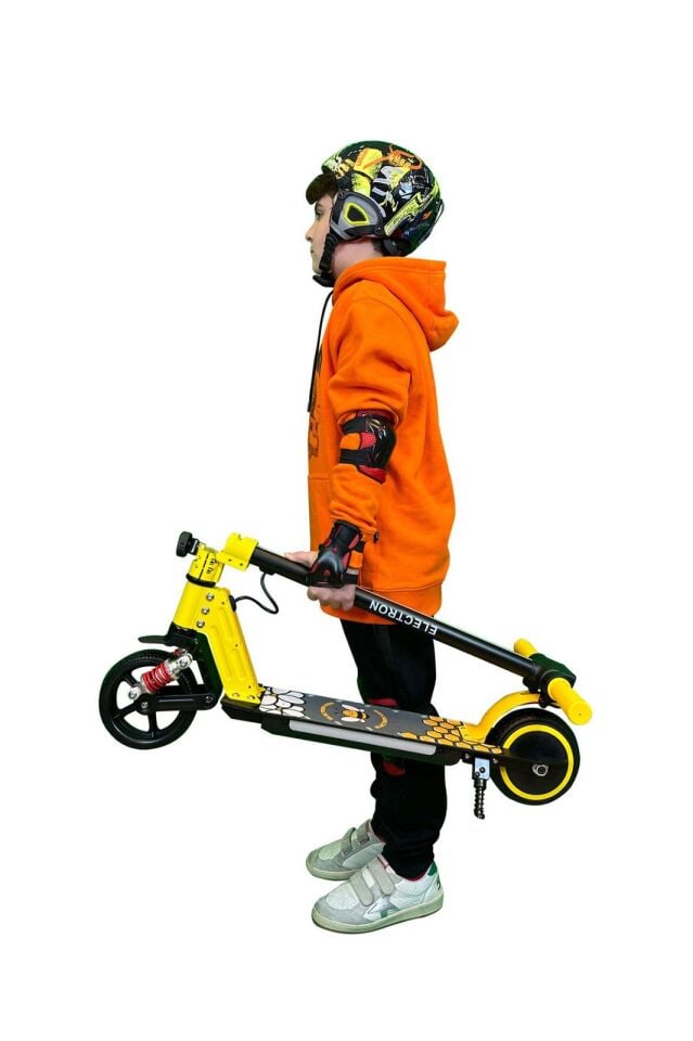 Electron Kids Elektirikli Scooter (sarı)