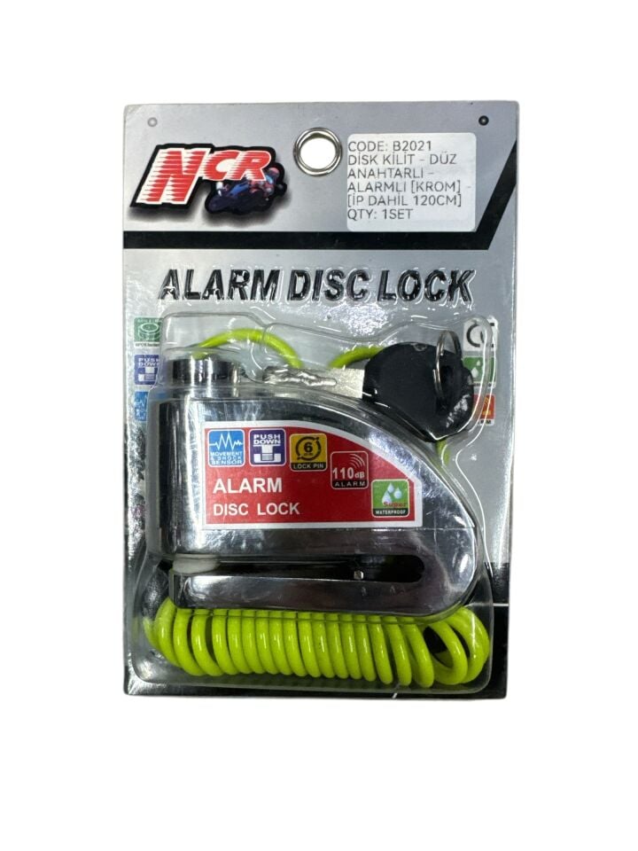 Alarmlı Disk Kilidi